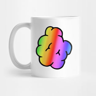 Rainbow Cloud Doodle Art Mug